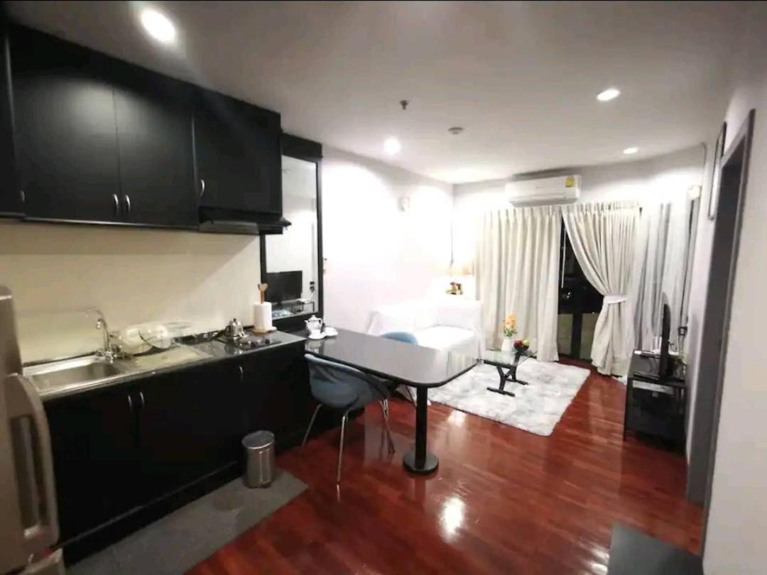 Cozy 1Br Walk To Bts And Airport Rail Link Close To Malls G7 방콕 객실 사진