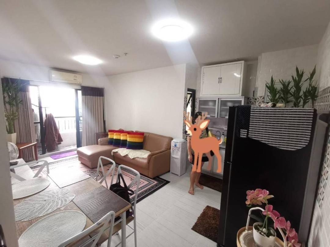 Cozy 1Br Walk To Bts And Airport Rail Link Close To Malls G7 방콕 객실 사진