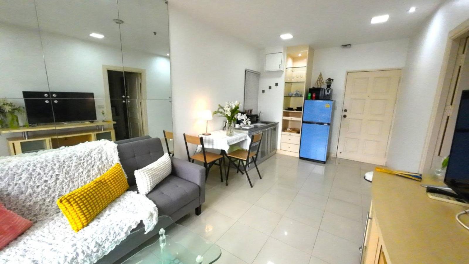 Cozy 1Br Walk To Bts And Airport Rail Link Close To Malls G7 방콕 외부 사진